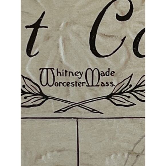 Antique Early 1900s Ephemera Easter Greetings Postcard Bunny Rabbits Pansies SEE - Picture 8 of 8